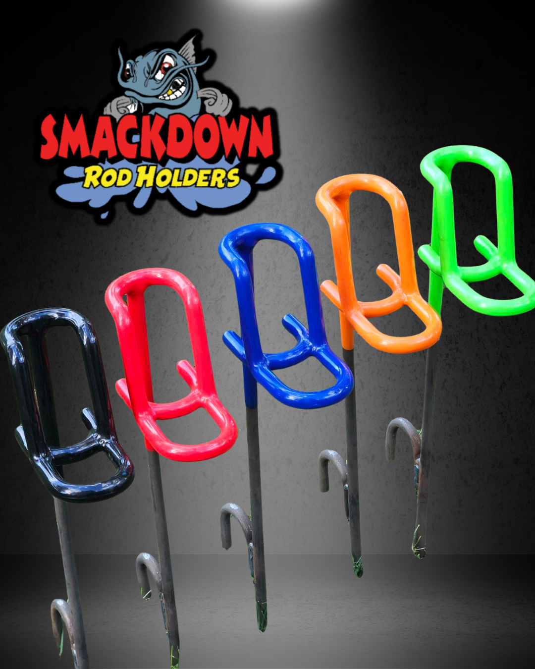 SmackDown Bank Rod Holders
