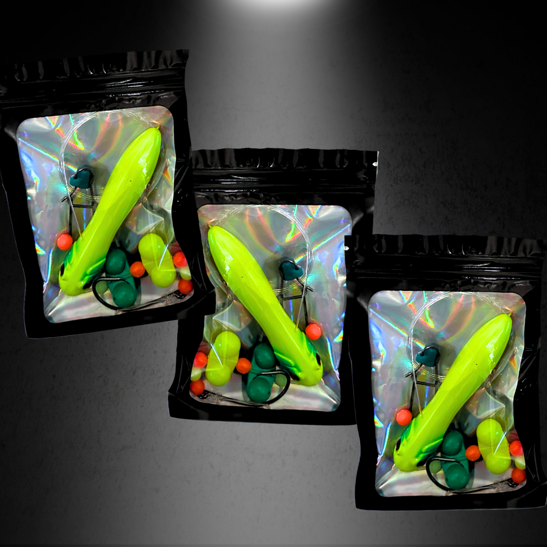 Pre-tied 4” Catfish Float Rigs- 3 Pack