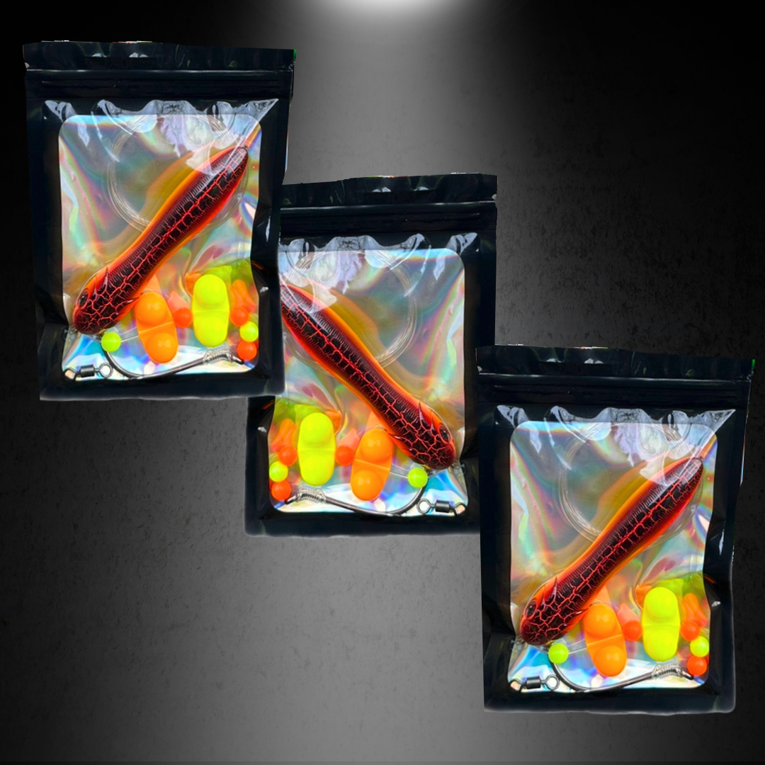 Pre-tied 4” Catfish Float Rigs- 3 Pack