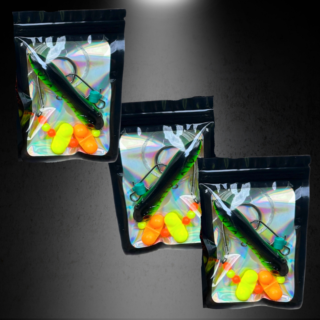 Pre-tied 4” Catfish Float Rigs- 3 Pack