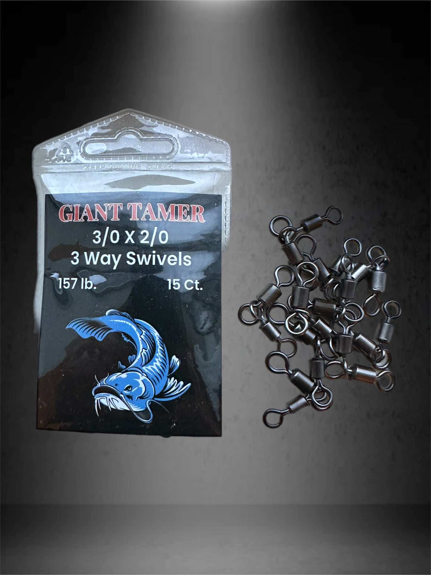 3-Way Swivels- 3/0x2/0 156lbs