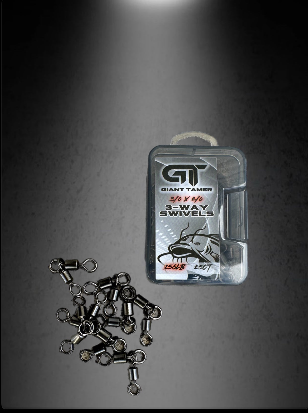3-Way Swivels- 3/0x2/0 156lbs